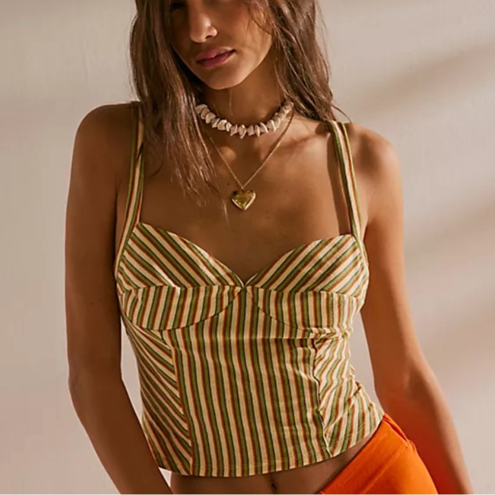Free People Carly Striped Tank!